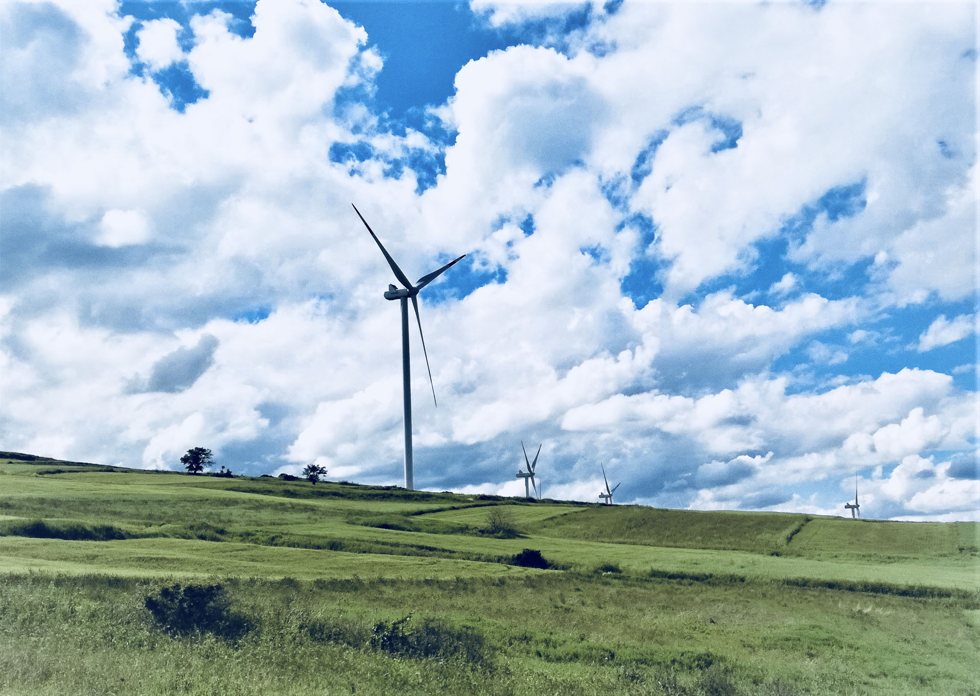 Centro produzione energia verde rinnovabile eolica di Monteverde CVA